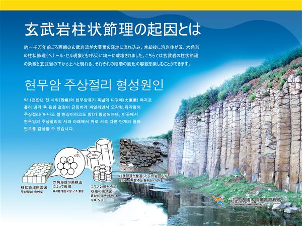 柱状玄武岩／주상 현무암